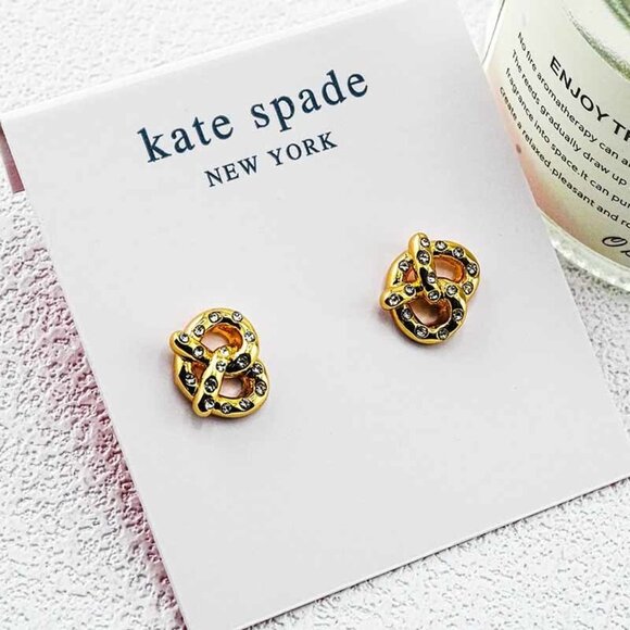 Kate Spade Heart Stud Earrings - Picture 4 of 5